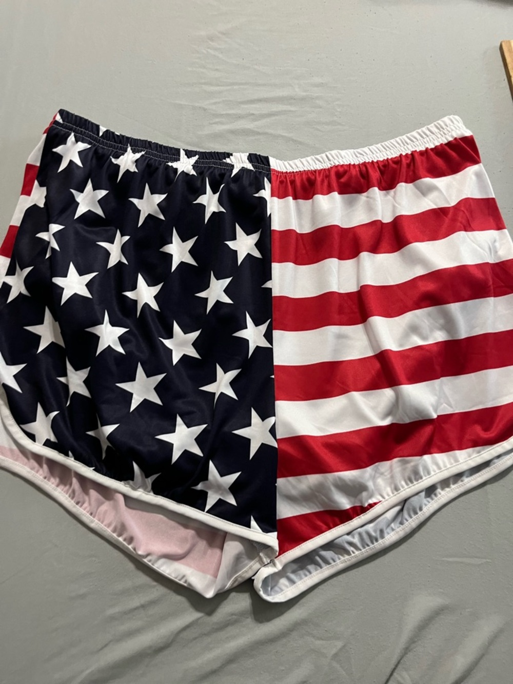 Grunt Style Red, White & Blue Athletic Shorts XL